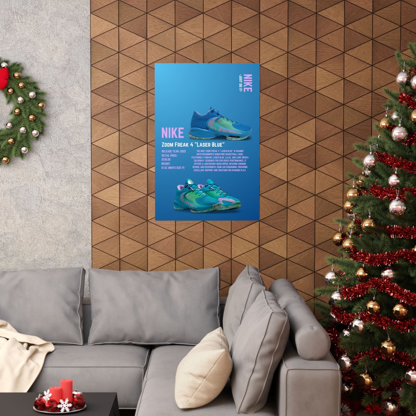Nike Zoom Freak 4 "Laser Blue" - Poster