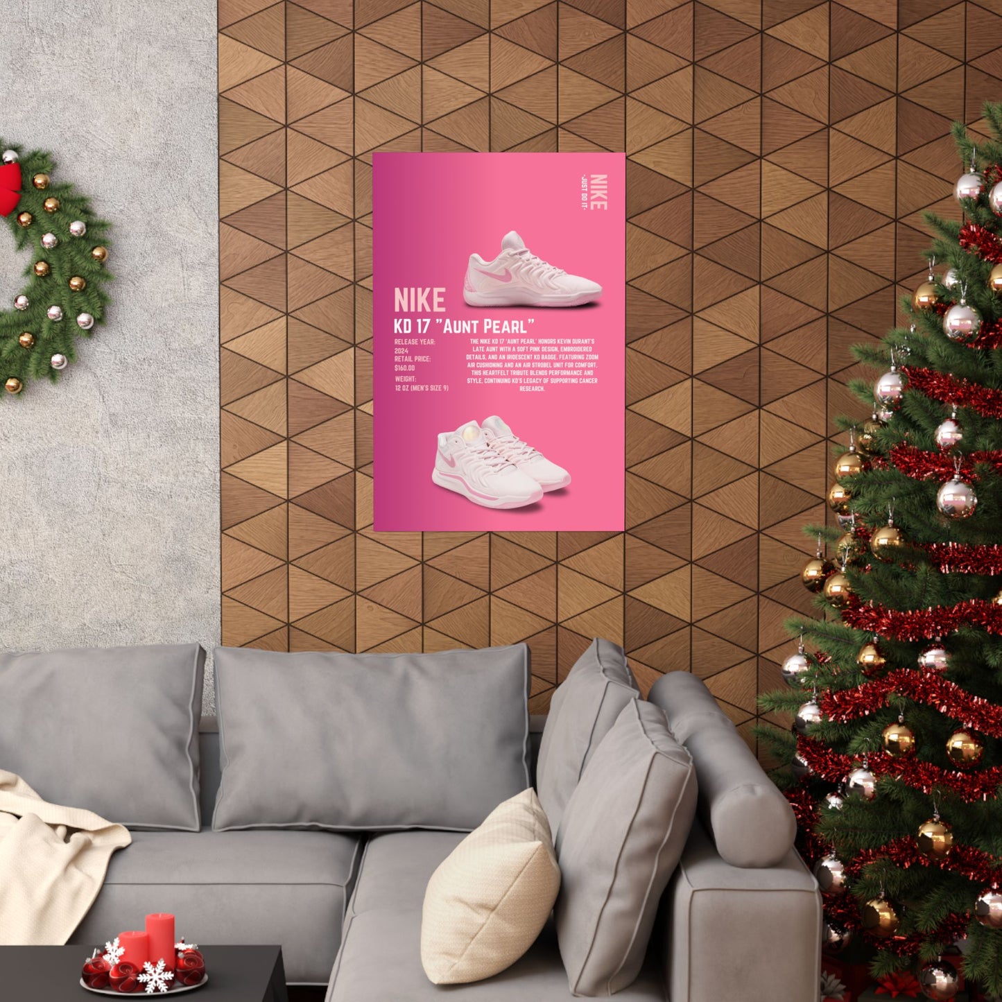 Nike KD 17 "Aunt Pearl" - Poster