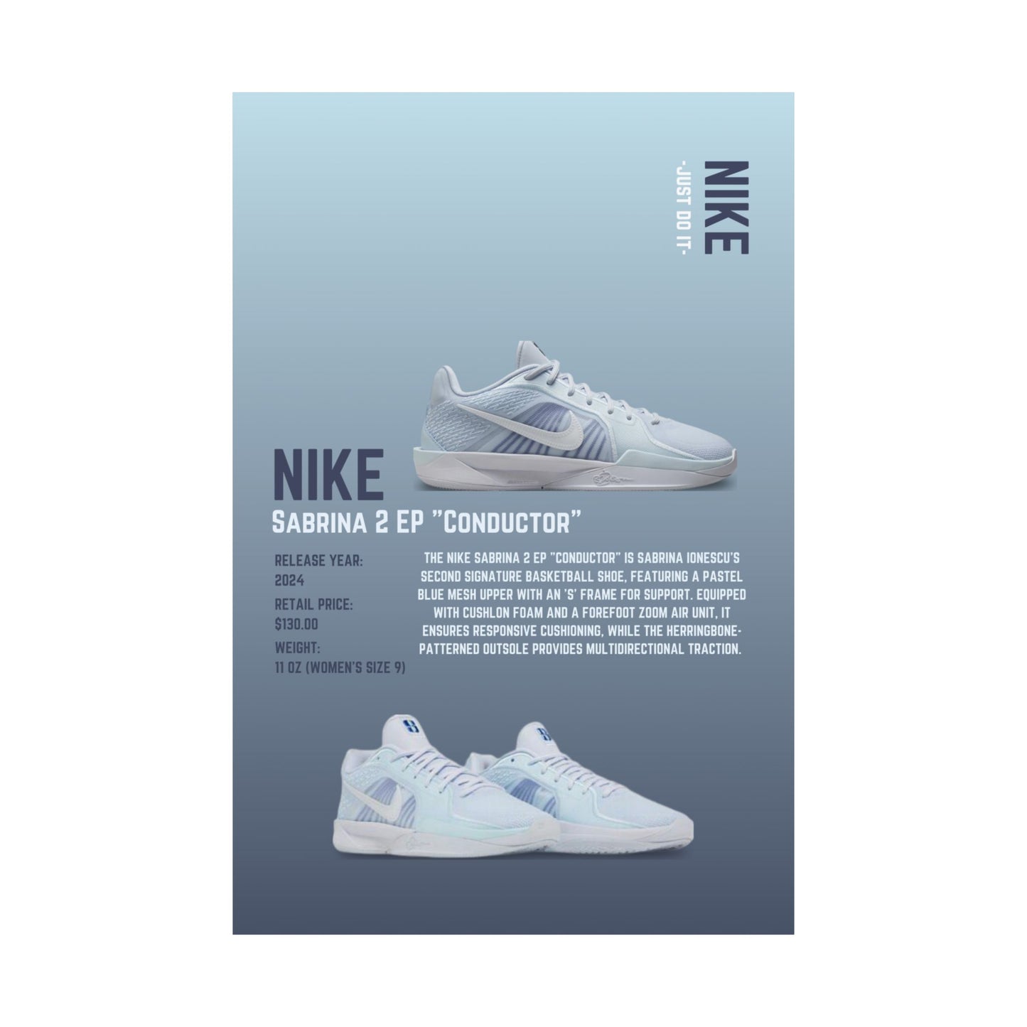 Nike Sabrina 2 EP "Conductor"- Poster