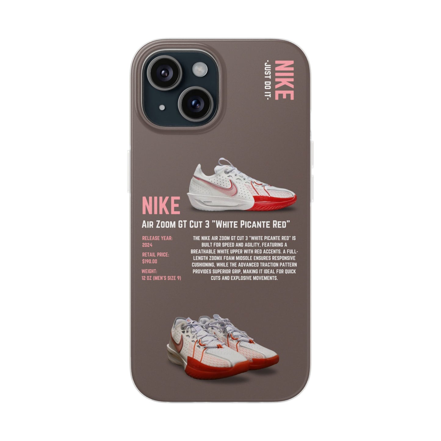 Nike Air Zoom GT Cut 3 "White Picante Red"