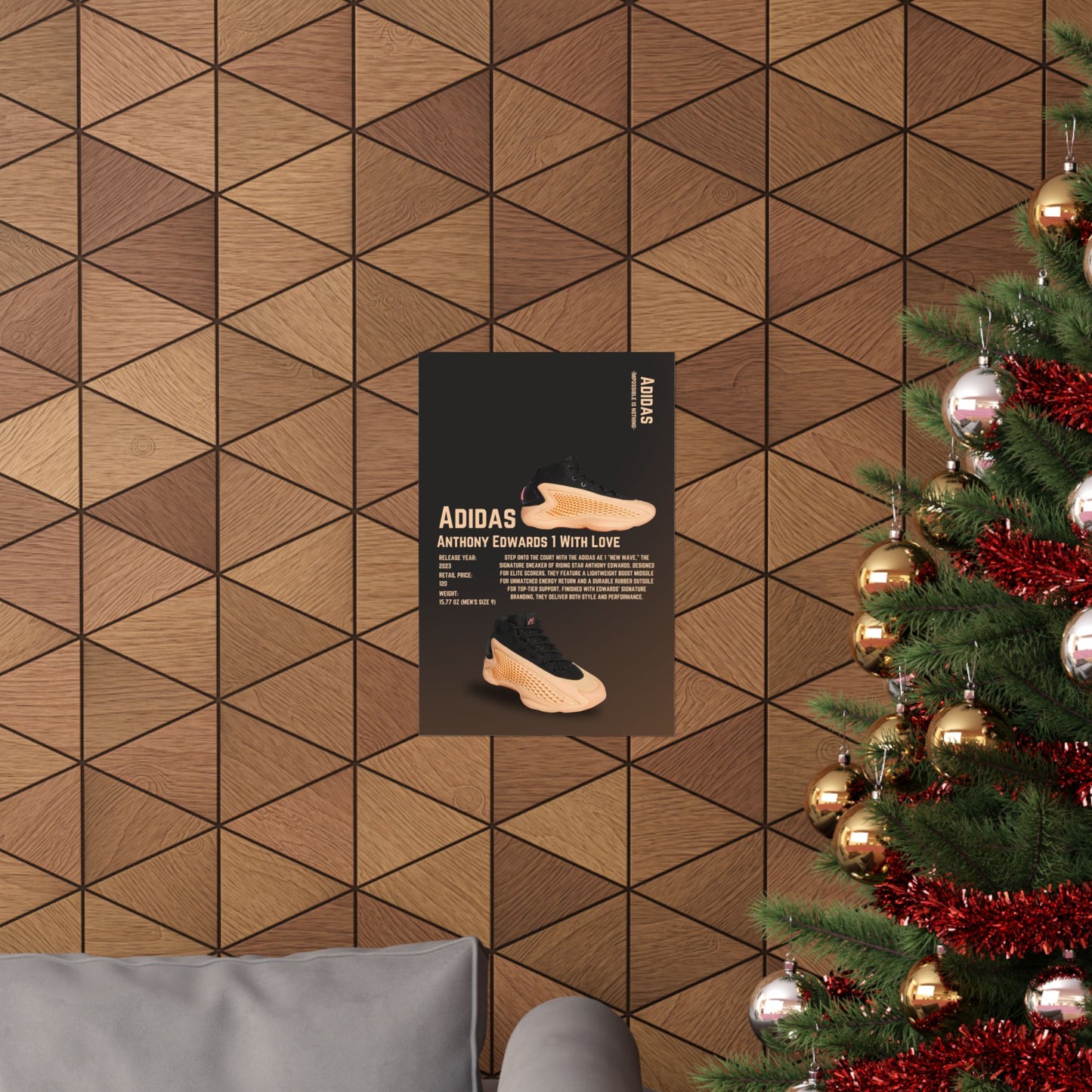 Adidas Anthony Edwards 1 With Love - Poster