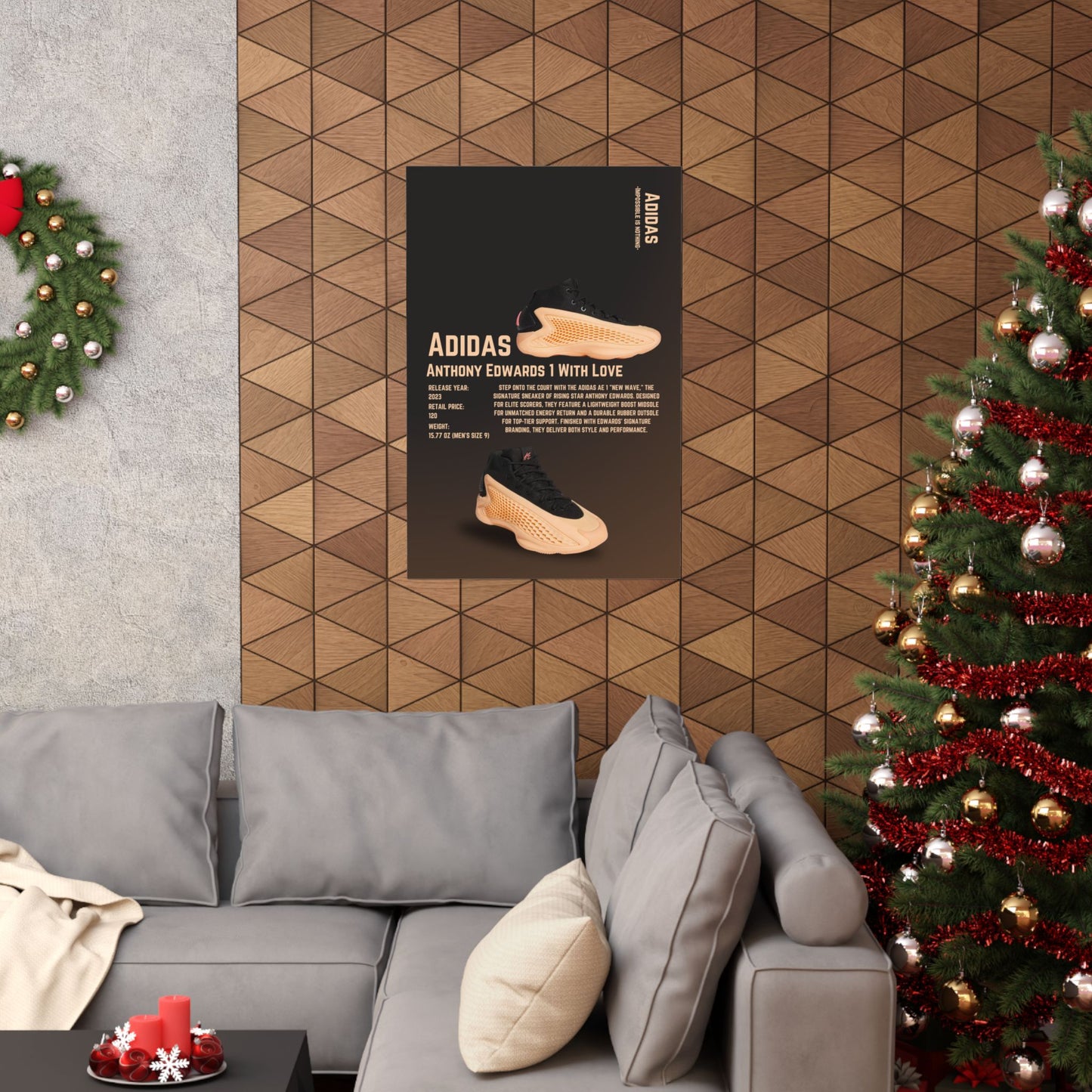 Adidas Anthony Edwards 1 With Love - Poster