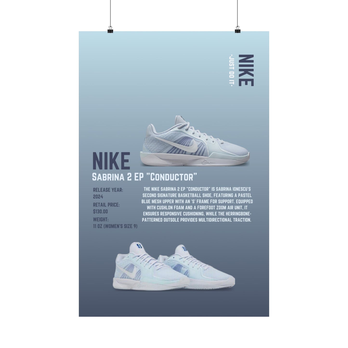 Nike Sabrina 2 EP "Conductor"- Poster