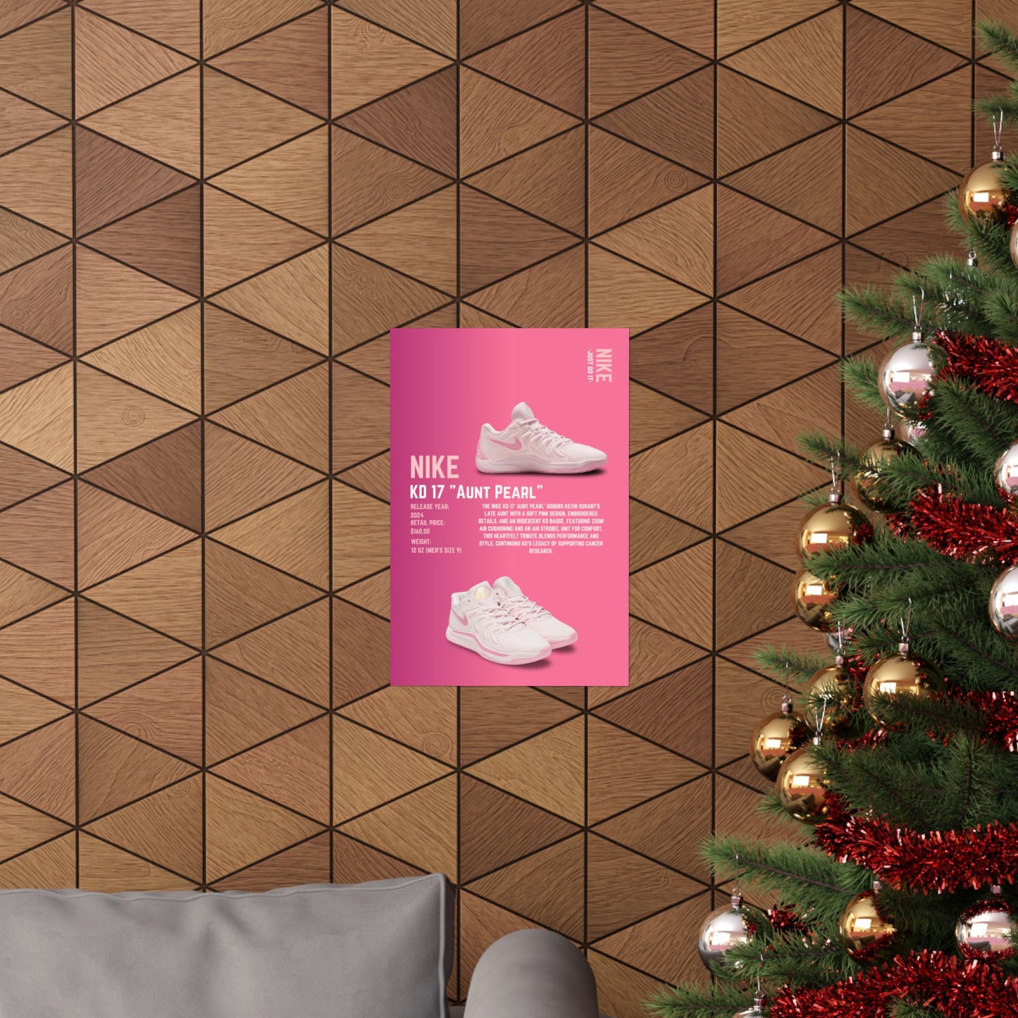 Nike KD 17 "Aunt Pearl" - Poster